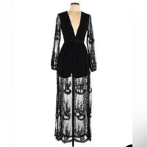 S Black Lace Romper Maxie Dress Wishlist
